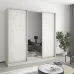 Шафа-купе тридверна Mebel Star Стандарт AL 210х45х210 см Аляска сірий (MBS-2953)