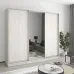 Шкаф-купе трехдверный Mebel Star Стандарт AL 230х60х210 см Аляска серый (MBS-2961)