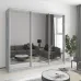 Шафа-купе тридверна Mebel Star Стандарт AL 230х45х210 см Бетон (MBS-3015)
