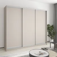 Шафа-купе тридверна Mebel Star Уни AL 240х60х210 см Кашемір (MBS-3056) Шафа-купе тридверна Mebel Star Уни AL 240х60х210 см Кашемір (MBS-3056)