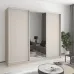 Шафа-купе тридверна Mebel Star Уни AL 240х60х210 см Кашемір (MBS-3092)