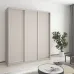 Шафа-купе тридверна Mebel Star Комбо AL 180х45х210 см Кашемір (MBS-3166)