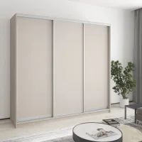 Шафа-купе тридверна Mebel Star Комбо AL 220х45х210 см Кашемір (MBS-3170)