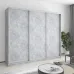 Шафа-купе тридверна Mebel Star Комбо AL 240х45х210 см Бетон (MBS-3180)