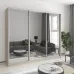 Шафа-купе тридверна Mebel Star Комбо AL 240х45х210 см Кашемір (MBS-3268)