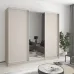 Шафа-купе тридверна Mebel Star Комбо AL 230х60х210 см Кашемір (MBS-3363)