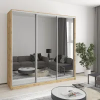 Шафа-купе тридверна Mebel Star Стандарт AL 210х45х210 см Дуб тахо (MBS-4238) Шафа-купе тридверна Mebel Star Стандарт AL 210х45х210 см Дуб тахо (MBS-4238)