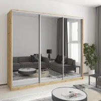 Шкаф-купе трехдверный Mebel Star Уни AL 240х45х210 см Дуб тахо (MBS-4260) Шкаф-купе трехдверный Mebel Star Уни AL 240х45х210 см Дуб тахо (MBS-4260)