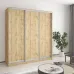 Шкаф-купе трехдверный Mebel Star Комбо AL 190х45х210 см Дуб тахо (MBS-4266)