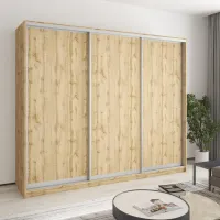 Шафа-купе тридверна Mebel Star Комбо AL 250х45х210 см Дуб тахо (MBS-4272)