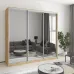 Шафа-купе тридверна Mebel Star Комбо AL 220х45х210 см Дуб тахо (MBS-4285)