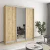 Шафа-купе тридверна Mebel Star Комбо AL 180х60х210 см Дуб тахо (MBS-4297)