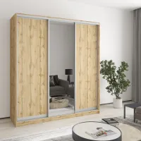 Шкаф-купе трехдверный Mebel Star Комбо AL 190х60х210 см Дуб тахо (MBS-4298)