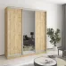 Шкаф-купе трехдверный Mebel Star Комбо AL 190х60х210 см Дуб тахо (MBS-4298)