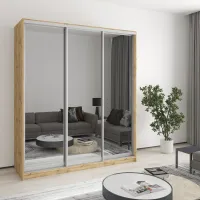 Шафа-купе тридверна Mebel Star Комбо AL 180х60х210 см Дуб тахо (MBS-4305)