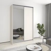 Шафа-купе дводверна Mebel Star Бавария 150х60х240 см Кашемір (MBS-4399) Шафа-купе дводверна Mebel Star Бавария 150х60х240 см Кашемір (MBS-4399)