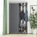 Прихожая Mebel Star Линда 120х40х220см Антрацит (MBS-4366)