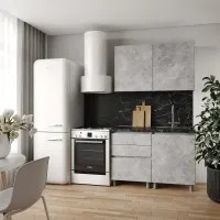Кухня модульна Mebel Star Еко 1.2 м Бетон (MBS-4208)