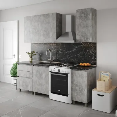 Кухня модульна Mebel Star Еко 1.6 м Бетон (MBS-4209) Кухня модульна Mebel Star Еко 1.6 м Бетон (MBS-4209)
