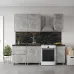 Кухня модульна Mebel Star Еко 1.6 м Бетон (MBS-4209)