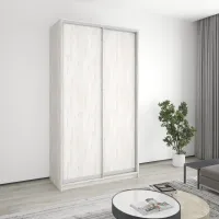 Шафа-купе дводверна Mebel Star Стандарт AL 130х45х240 см Аляска сірий (MBS-3585) Шафа-купе дводверна Mebel Star Стандарт AL 130х45х240 см Аляска сірий (MBS-3585)