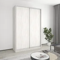 Шафа-купе дводверна Mebel Star Стандарт AL 160х45х240 см Аляска сірий (MBS-3588)