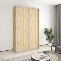 Шкаф-купе двухдверный Mebel Star Стандарт AL 140х45х240 см Дуб тахо (MBS-3595)