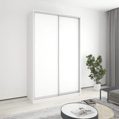 Шафа-купе дводверна Mebel Star Стандарт AL 150х60х240 см Аляска білий (MBS-3605)
