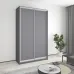 Шкаф-купе двухдверный Mebel Star Стандарт AL 140х60х240 см Антрацит (MBS-3613)