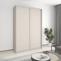 Шафа-купе дводверна Mebel Star Стандарт AL 160х60х240 см Кашемір (MBS-3633) Шафа-купе дводверна Mebel Star Стандарт AL 160х60х240 см Кашемір (MBS-3633)