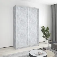 Шафа-купе дводверна Mebel Star Стандарт AL 150х60х240 см Бетон (MBS-3641) Шафа-купе дводверна Mebel Star Стандарт AL 150х60х240 см Бетон (MBS-3641)