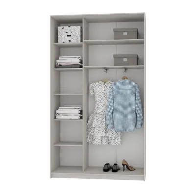 Шкаф-купе двухдверный Mebel Star Стандарт AL 140х45х240 см Антрацит (MBS-3676) Шкаф-купе двухдверный Mebel Star Стандарт AL 140х45х240 см Антрацит (MBS-3676)