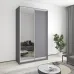 Шкаф-купе двухдверный Mebel Star Стандарт AL 140х45х240 см Антрацит (MBS-3676)