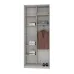 Шафа-купе дводверна Mebel Star Стандарт AL 100х45х240 см Кашемір (MBS-3690) Шафа-купе дводверна Mebel Star Стандарт AL 100х45х240 см Кашемір (MBS-3690)