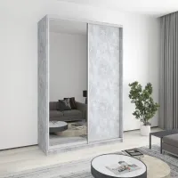 Шафа-купе дводверна Mebel Star Стандарт AL 160х45х240 см Бетон (MBS-3705) Шафа-купе дводверна Mebel Star Стандарт AL 160х45х240 см Бетон (MBS-3705)