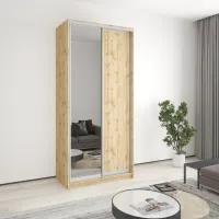 Шафа-купе дводверна Mebel Star Стандарт AL 110х45х240 см Дуб тахо (MBS-3718) Шафа-купе дводверна Mebel Star Стандарт AL 110х45х240 см Дуб тахо (MBS-3718)