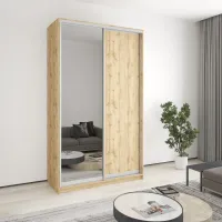 Шафа-купе дводверна Mebel Star Стандарт AL 140х45х240 см Дуб тахо (MBS-3721) Шафа-купе дводверна Mebel Star Стандарт AL 140х45х240 см Дуб тахо (MBS-3721)