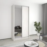Шафа-купе дводверна Mebel Star Стандарт AL 120х60х240 см Аляска сірий (MBS-3773) Шафа-купе дводверна Mebel Star Стандарт AL 120х60х240 см Аляска сірий (MBS-3773)