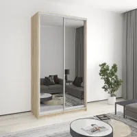 Шкаф-купе двухдверный Mebel Star Стандарт AL 130х45х240 см Дуб сонома (MBS-3810) Шкаф-купе двухдверный Mebel Star Стандарт AL 130х45х240 см Дуб сонома (MBS-3810)