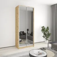Шафа-купе дводверна Mebel Star Стандарт AL 100х45х240 см Дуб тахо (MBS-3843) Шафа-купе дводверна Mebel Star Стандарт AL 100х45х240 см Дуб тахо (MBS-3843)