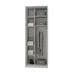 Шкаф-купе двухдверный Mebel Star Стандарт AL 90х60х240 см Кашемир (MBS-3878)
