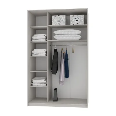 Шкаф-купе двухдверный Mebel Star Стандарт AL 150х60х240 см Кашемир (MBS-3884)