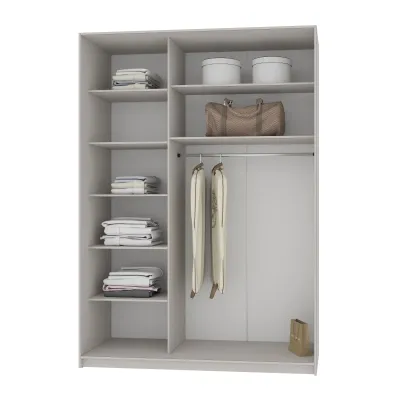 Шкаф-купе двухдверный Mebel Star Стандарт AL 170х60х240 см Бетон (MBS-3895)
