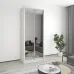 Шафа-купе дводверна Mebel Star Стандарт AL 100х60х240 см Аляска сірий (MBS-3897)