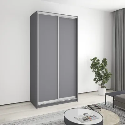 Шафа-купе дводверна Mebel Star Уни AL 120х60х240 см Антрацит (MBS-3924)