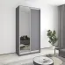 Шкаф-купе двухдверный Mebel Star Уни AL 120х45х240 см Антрацит (MBS-3963)