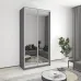 Шафа-купе дводверна Mebel Star Уни AL 120х60х240 см Антрацит (MBS-4008)