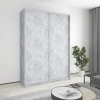 Шафа-купе дводверна Mebel Star Комбо AL 170х45х240 см Бетон (MBS-4058)