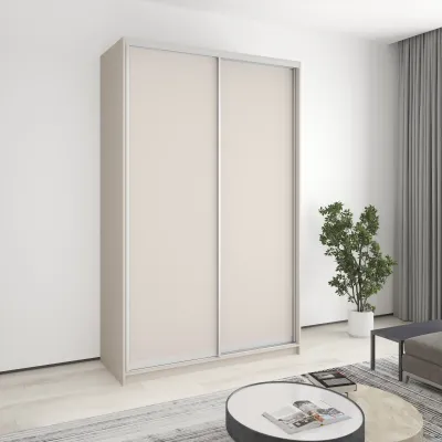Шафа-купе дводверна Mebel Star Комбо AL 150х60х240 см Кашемір (MBS-4080)