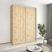 Шафа-купе дводверна Mebel Star Комбо AL 170х60х240 см Дуб тахо (MBS-4094) Шафа-купе дводверна Mebel Star Комбо AL 170х60х240 см Дуб тахо (MBS-4094)